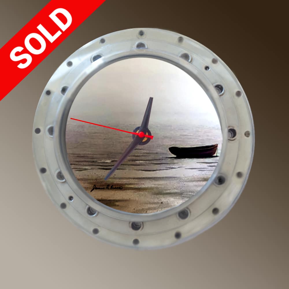 Stainless Clock - PTown Drury